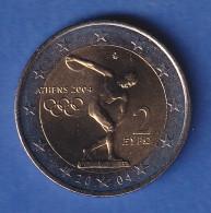 Griechenland 2004 2-Euro-Sondermünze Olympische Spiele  Bankfr. Unzirk.  - Griechenland