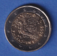 Finnland 2005 2-Euro-Sondermünze 60 Jahre UNO Bankfr. Unzirk.  - Finnland
