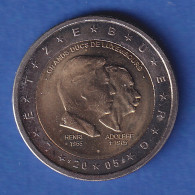 Luxemburg 2005 2-Euro-Sondermünze Henri Und Adolphe Bankfr. Unzirk.  - Lussemburgo