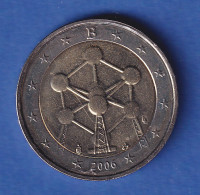 Belgien 2006 2-Euro-Sondermünze 50 Jahre Atomium In Brüssel Bankfr. Unzirk.  - Andere & Zonder Classificatie