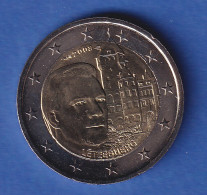 Luxemburg 2008 2-Euro-Sondermünze Großherzog Henri Bankfr. Unzirk. - Luxemburg