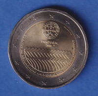 Portugal 2008 2-Euro-Sondermünze 60 Jahre Menschenrechte Bankfr. Unzirk.  - Portugal