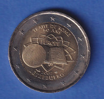 Luxemburg 2007 2-Euro-Sondermünze Römische Verträge Bankfr. Unzirk.  - Luxembourg