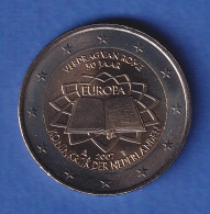 Niederlande 2007 2-Euro-Sondermünze Römische Verträge Bankfr. Unzirk.  - Altri & Non Classificati