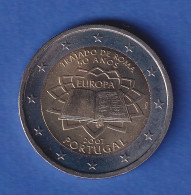 Portugal 2007 2-Euro-Sondermünze Römische Verträge Bankfr. Unzirk.  - Portogallo