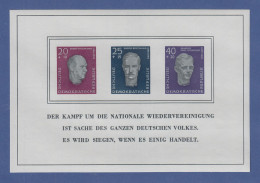 DDR 1958, Blockausgabe Gedenkstätte Buchenwald , Mi.-Nr. Block 15 Postfrisch ** - Unused Stamps