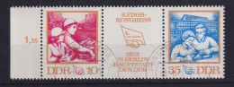DDR 1972 FDGB-Kongress Mi.-Nr. 1761-1762 Zusammendruck O FÜRSTENWALDE - Gebruikt