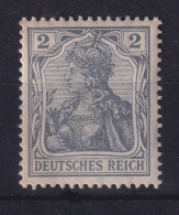 Dt. Reich Germania Friedensdruck 2 Pf Mi.-Nr. 83 I Postfrisch ** - Unused Stamps