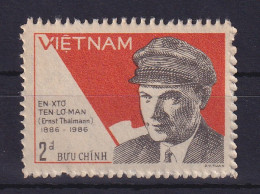 Vietnam 1986 Ernst Thälmann Mi.-Nr. 1680 Postfrisch Ohne Gummierung (*) - Vietnam