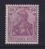 Dt. Reich Germania Kriegsdruck 60 Pf Mi.-Nr. 92 II B Postfrisch ** - Nuovi