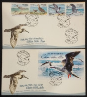 FDC Vietnam Viet Nam With Specimen Stamps & Souvenir Sheet 2022 : Vietnamese Coastal & Island Bird (Ms1159) / 02 Photos - Viêt-Nam