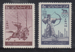 Persien / Iran 1960 Olympische Spiele Rom , Mi.-Nr. 1080-81 **  - Iran