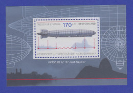 Bundesrepublik 2007 Blockausgabe Zeppelin Südamerikafahrt Mi.-Nr .Block 69 ** - Autres & Non Classés