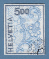 Schweiz 2000 Stickereimarke Mi.-Nr. 1726 Mit Eck-Sonderstempel - Altri & Non Classificati