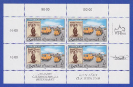 Österreich 1999 WIPA 2000 Luftpostverladung Mi.-Nr. 2292 Kleinbogen ** - Nuevos