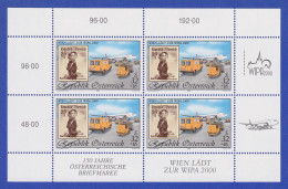 Österreich 1999 WIPA 2000 Luftpostverladung Mi.-Nr. 2292 Kleinbogen ** - Ongebruikt