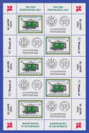 Österreich 2001 Tag Der Briefmarke Fahrendes Postamt Mi.-Nr. 2345 Kleinbogen ** - Unused Stamps