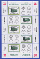 Österreich 2002 Tag Der Briefmarke Bahnpostwagen Mi.-Nr. 2380 Kleinbogen ** - Unused Stamps