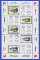Österreich 2003 Tag Der Briefmarke Bahnpostwagen Mi.-Nr. 2414 Kleinbogen ** - Neufs