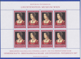 Österreich 2007 Lichtenstein Museum Wien Mi.-Nr. 2641 Kleinbogen ** - Neufs