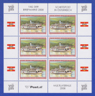 Österreich 2008 Tag Der Briefmarke Schiffspost DDSG Mi.-Nr. 2767 Kleinbogen ** - Neufs