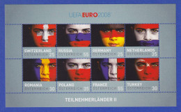 Österreich 2008 UEFA EURO 2008 Mi.-Nr. 2743-50 Kleinbogen ** - Neufs