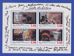 Frankreich 1995 100 Jahre Kino Mi.-Nr. Bl.15 ** - Autres & Non Classés