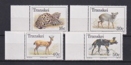 Südafrika RSA Transkei 1988 Gefährdete Wildtiere Mi.-Nr. 226-29  Kpl. **  - Transkei