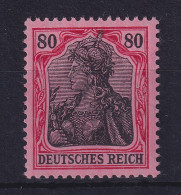 Dt. Reich Germania Kriegsdruck 80 Pf Mi.-Nr. 93 II B Postfrisch ** - Unused Stamps