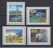 Österreich 2022 Dispenser-Marken 3. Ausgabe Heimat Satz 4 Werte Neue Motive ** - Unused Stamps