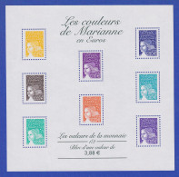 Frankreich 2002 Freimarken Marianne 8 Werte Kleinbogen  Mi.-Nr. 3579 Ect. ** - Other & Unclassified