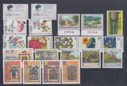 Liechtenstein Kompletter Briefmarken Jahrgang 1996 Postfrisch **   - Other & Unclassified