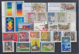 Liechtenstein Kompletter Briefmarken Jahrgang 1999 Postfrisch **   - Andere & Zonder Classificatie