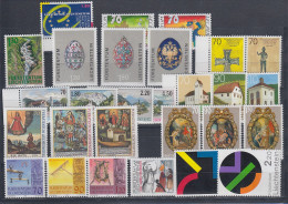 Liechtenstein Kompletter Briefmarken Jahrgang 2001 Postfrisch **   - Autres & Non Classés