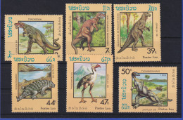 Laos 1988 Dinosaurier Mi.-Nr. 1075-1080 Postfrisch **  - Laos