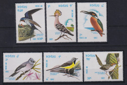Laos 1982 Vögel Mi.-Nr. 541-546 Postfrisch **  - Laos