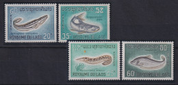 Laos 1967 Fische Mi.-Nr. 207-210 Postfrisch **  - Laos