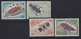 Laos 1974 Insekten Mi.-Nr. 390-393 Postfrisch **  - Laos