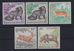 Laos 1971 Tiere Mi.-Nr. 318-322 Postfrisch **  - Laos