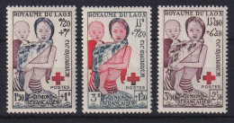 Laos 1953 Rotes Kreuz Mi.-Nr. 31-33 Postfrisch **  - Laos