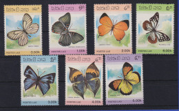 Laos 1986 Schmetterlinge Mi.-Nr. 897-903 Postfrisch **  - Laos