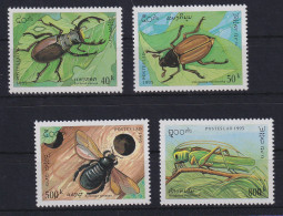 Laos 1995 Insekten Mi.-Nr. 1481-1484 Postfrisch **  - Laos