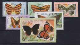 Laos 1982 Schmetterlinge Mi.-Nr. 554-559 Postfrisch **  - Laos
