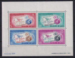 Laos 1966 Internationale Briefwoche Mi.-Nr. Block 41 Postfrisch **  - Laos