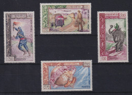 Laos 1962 Briefmarkenausstellung Vintiane Mi.-Nr. 124-127 A Postfrisch **  - Laos