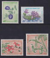 Laos 1974 Wildwachsende Blumen Mi.-Nr. 379-382 Postfrisch **  - Laos