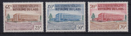 Laos 1967 Neues Post- Und Fernmeldeamt Mi.-Nr. 204-206 Postfrisch **  - Laos