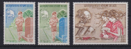 Laos 1974 100 Jahre Weltpostverein UPU Mi.-Nr. 376-378 Postfrisch **  - Laos