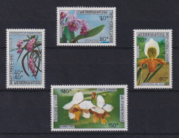 Laos 1972 Einheimische Orchideen Mi.-Nr. 337-340 Postfrisch **  - Laos