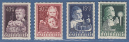 Österreich 1949 Sondermarken "Glückliche Kindheit" Mi.-Nr. 929-932 - Neufs